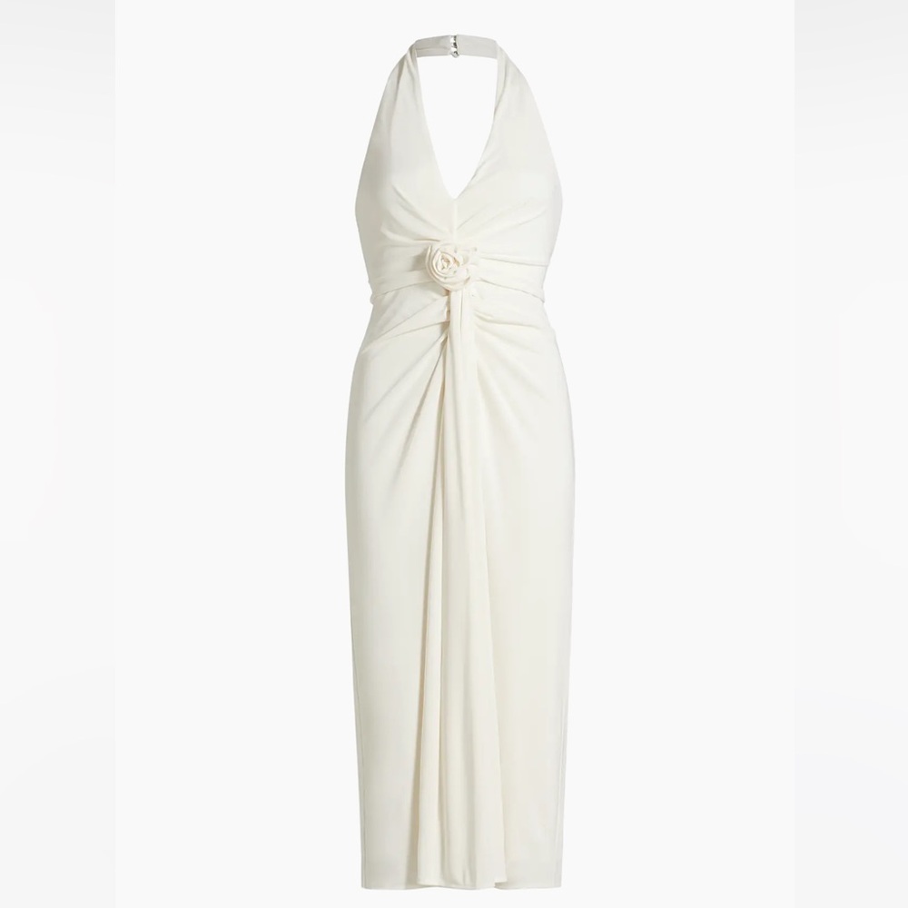 Cinq A Sept Kathleen Floral Halterneck Maxi Dress